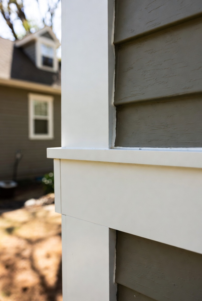 Trim and baseboard detail