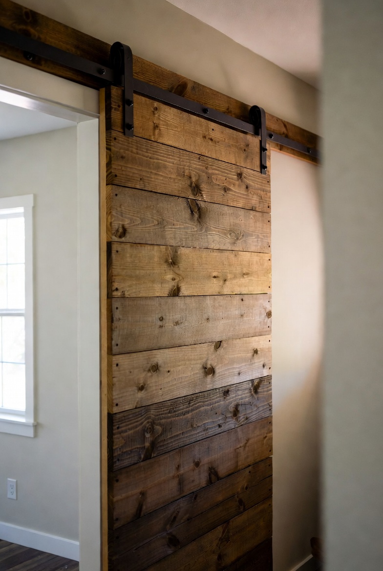 Custom sliding barn door